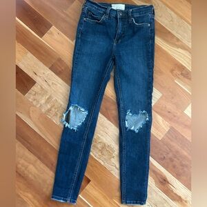 Free People distressed skinnies